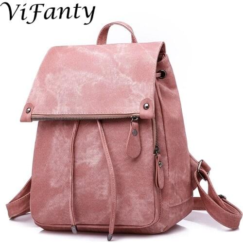 2020 New Arrival Summer Women Backpacks Canvas College Bags For Teenage Girls Ladies' Travel Backpack School Bags