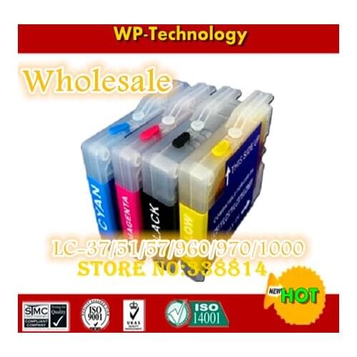 [Wholesale]Refill cartridge suit for LC37 LC51 LC57 LC960 LC970 LC1000,suit for Brother DCP-130C/135C/150C/155C/330C/350C/540CN