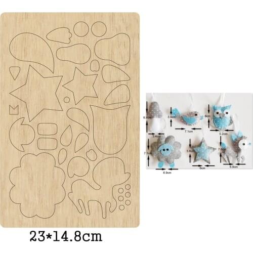 Owl Deer bird Sunflower cutting dies 2020 new die cut &wooden dies Suitable for common die cutting machines