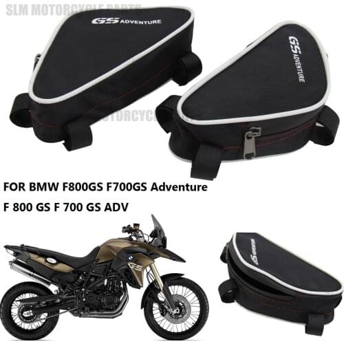 Motorcycle Toolbox Frame Crash Bar Bags Positioning Tool Travel Saddle Bag FOR BMW F800GS F700GS Adventure F 800GS F 700GS ADV