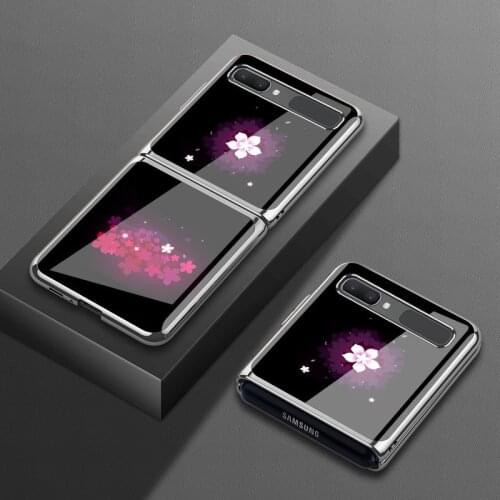 Luxury electroplate Phone Case For Samsung Galaxy Z Flip 5G Plating Cover For Samsung z flip SM-F9160 F700N Shockproof Cases
