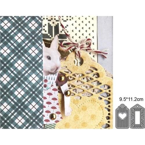 Christmas dies Label Frame Metal Cutting Dies Cut Mold Decoration Scrapbook Paper Craft Knife Mould Blade Punch Stencils dies