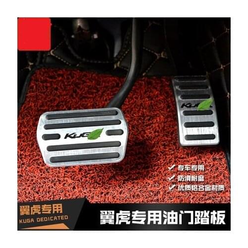 Dedicated Mavericks accelerator pedal new wing car modification for FORD KUGA 2013-2017 brake Foot Rest Pedal Pad