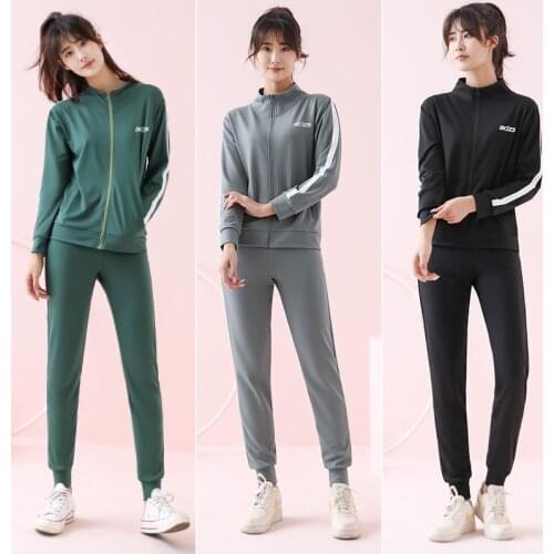Tracksuit female 2 Piece Set Women Casual set Sweatshirt+Pants Sets running Sets yoga set women sportswear workout clothing