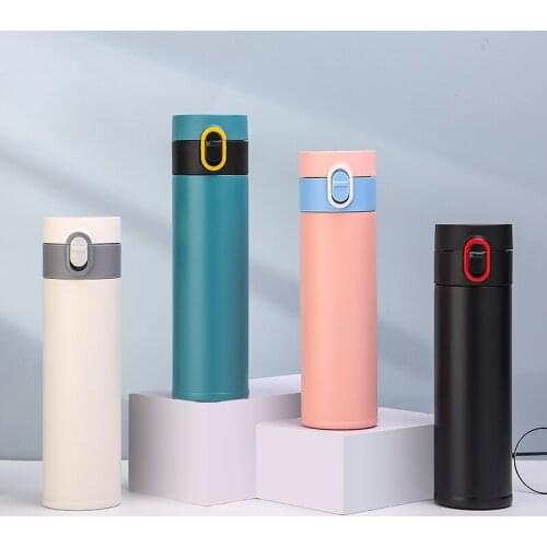 500ml Stainless Steel Vacuum Flask Thermos Travel Thermal Bottle Coffee Milk Tea Insulation Mug Hot Water Bottle Thermoscup