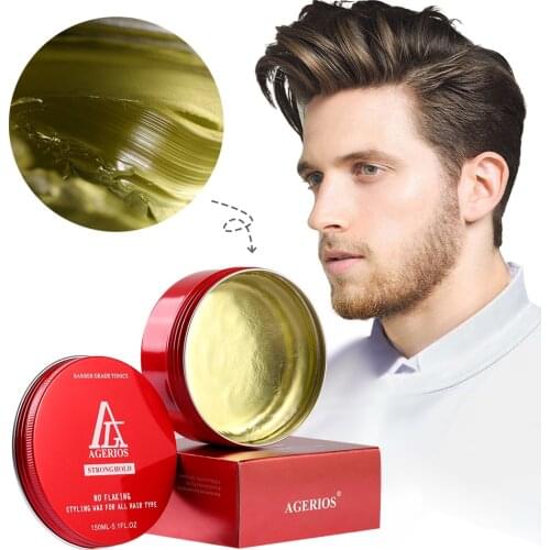 AGerios Free Shipping Strong Hold Perfume Scent Hair Wax for Strong Hair Styling Professional Hair Products For hair