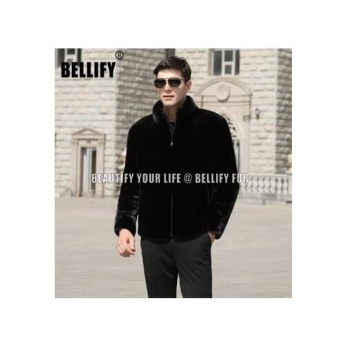 Top quality Hollyhood Celebrities Male Wholeskins Genuine mink fur jackets For men luxury Sable fur coats