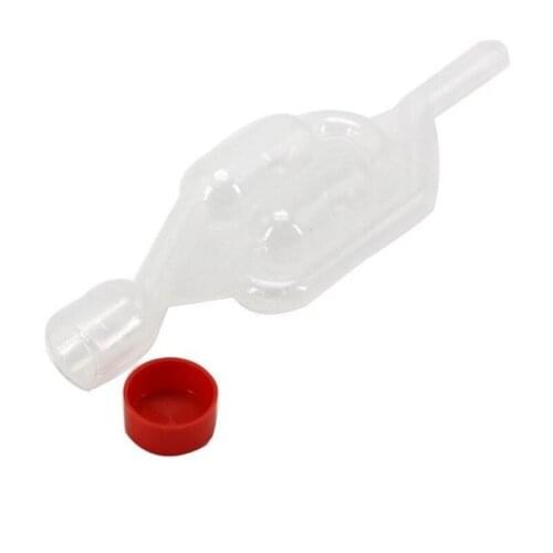 2pcs Homemade Wine Airlock One Way Beer Brewing Fermentation Check Valve Plastic Air Lock Winemaking Exhaust Water Seal Valve