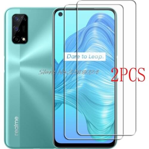 2PCS FOR OPPO Realme V5 5G Tempered Glass Protective on Realme V5 RMX2111 RMX2112 Screen Protector Glass Film Cover