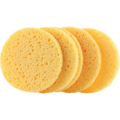 5Pcs Wholesale 6/7/8/9cm Round Makeup Remover Foundation Powder Tools Facial Wash Sponges Puff Cosmetic Puff Beauty Accessories