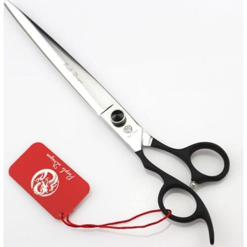 631# 8.5'' Left Hand Brand Purple Dragon High-Class Hairdressing Scissors JP 440C Dogs Cats Pets Cutting Shears Hair Scissors