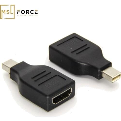 MSLFORCE mini DP to HDMI Displayport male to female Adapter for apple MacBook Air, iMac, MacBook Pro, Surface Pro 3/4/5,Surface