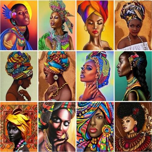 5D diamond painting African woman full circle diamond mosaic animal for sale diamond embroidery cross stitch home decoration