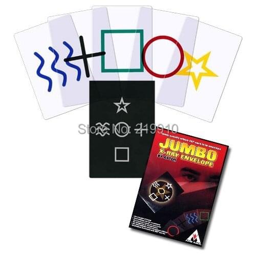 Free shipping Jumbo X-Ray Envelope by ASTOR - magic trick, card magic
