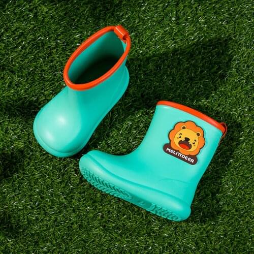 Boys Girls Rubber Waterproof Rain Shoes Baby Infant Rain Boots Cartoon Waterproof Rain Boots Water Shoes For Baby Girl L3