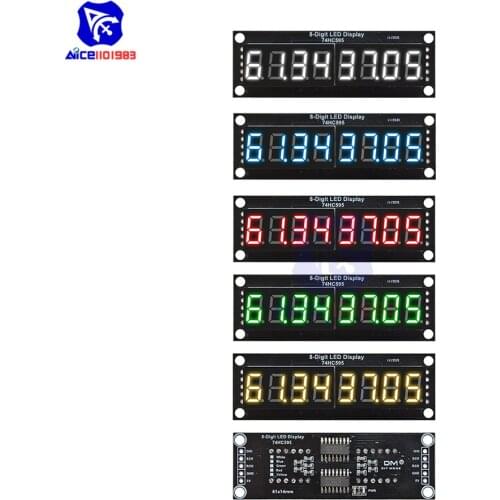 Diymore 74HC595 0.36 inch 8 Bits Digital LED Display 7 Segment LED Module 5 Color Available for Arduino