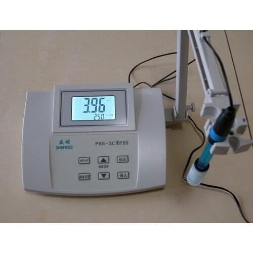 PHS-3C Precision pH Meter PHS-25 Digital Display Benchtop pH Meter Laboratory QS Certification