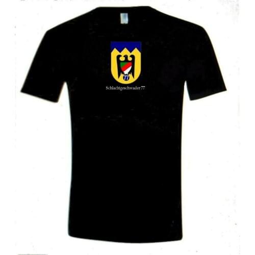 "Ww2 German Air Force Battle Swatter 77 Cotton T-Shirt Wwii New High Quality 2019 Short Sleeves Cotton Funny Cotton Mens Shirt