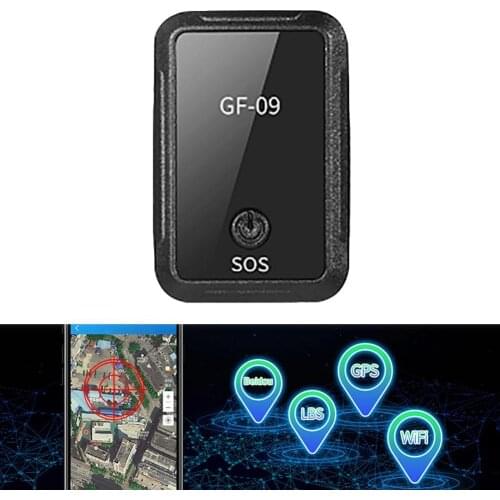 GF09 Elder Children Safety Micro Location Tracker Anti-lost Alarm Positioner Automobiles Security Protection