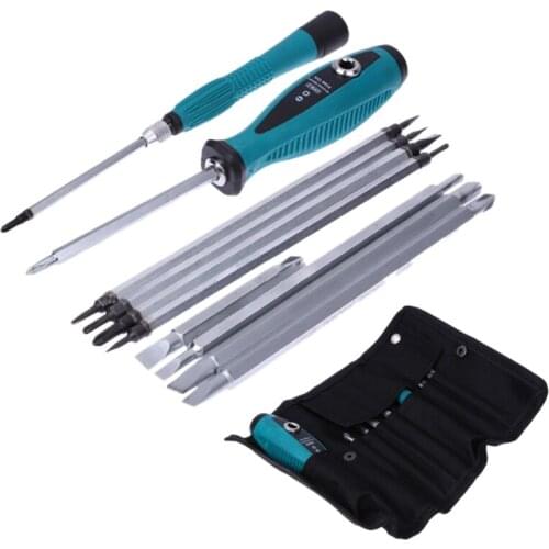 HLZS-Precision Magnetic Screwdriver Set Phillips Slotted Star Bits Repair Tool