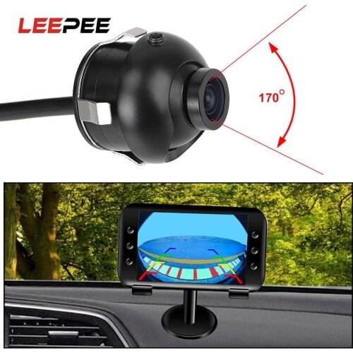 CCD Reversing Backup Camera Fisheye Lens Night Vision Car Rear Side Front View Camera NTSC 170 Degree Wide Angle Waterproof