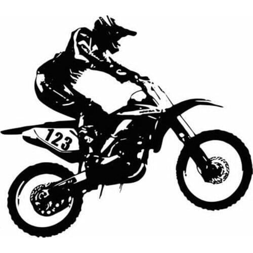 Hot Sell Motocross Vinyl Car Stickers Decals Motorcycle Accessories Car-Window Decorative Goods PVC Cover Scratches Waterproof