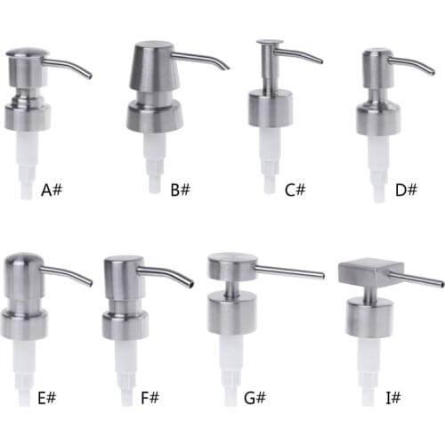 Drop Wholesale Liquid Soap Dispenser Press Head Lotion Pump Bottle Nozzle Dispenser Replacement Jar Tube Dropshipping