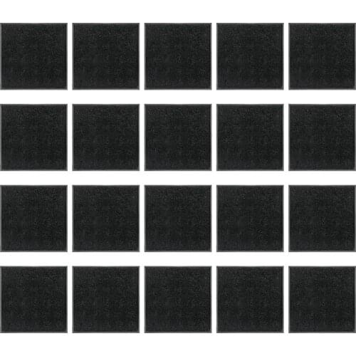 Square Model bases for WH and FW 50mm Square Bases Plastic 20PCS