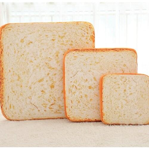1pc 40cm funny toast slices bread cute cat pet plush hold pillow rest cushion creative stuffed toy cushion pillow seat cushion