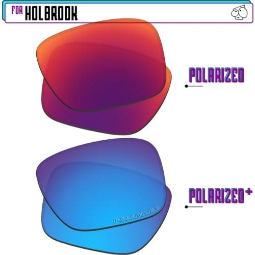 EZReplace Polarized Replacement Lenses for - Oakley Holbrook Sunglasses - BlueP Plus-MidnightP