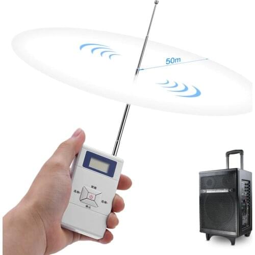 Portable Mini Wireless FM Transmitter 70MHz ~ 108MHz Audio Stereo FM Converter Adapter Personal FM Radio Receiver Station