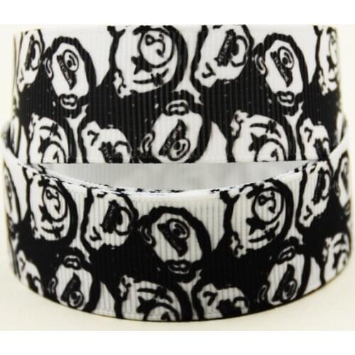 22mm 25mm 38mm 75mm Bear cartoon printed Grosgrain Ribbon party decoration 10 Yards X-04390