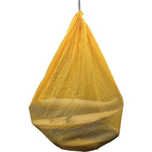 Mesh bag plastic nylon mesh bag net bag folding fishing fishing gear thickening small grid nets live fish nets bag bag