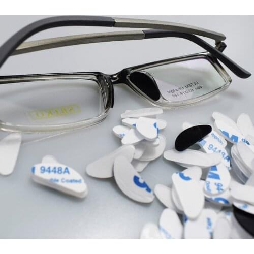 5 Pairs Glasses D Shape Silicone Eyewear Accessories Nose Pad For Sunglasses Non-slip Thin Nosepads