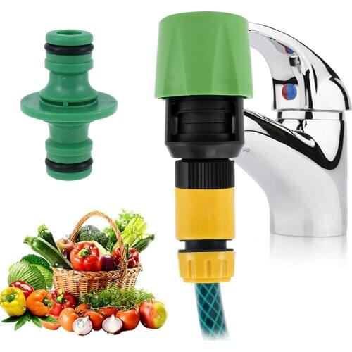 Hose Pipe Connector Kitchen Mixer Tap Adapter Garden Universal Bath Quick Fitting Connectors for Outdoor Indoor Faucets