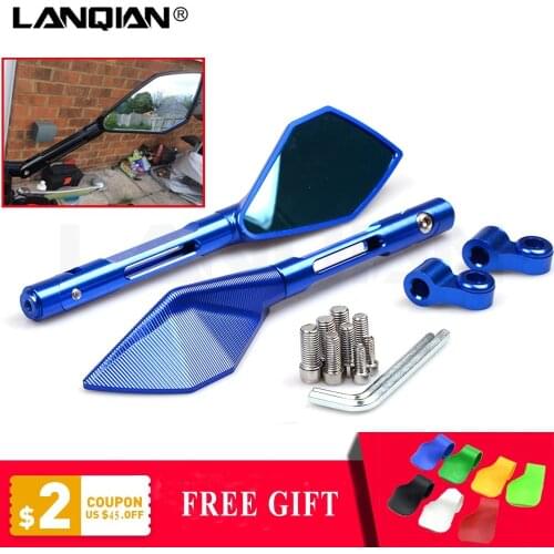 Universal Motorcycle Accessories Rearview Side Mirror Motorcycle Mirrors For Yamaha XV 950 R ABS/Racer YBR 125 tmax500 tmax530