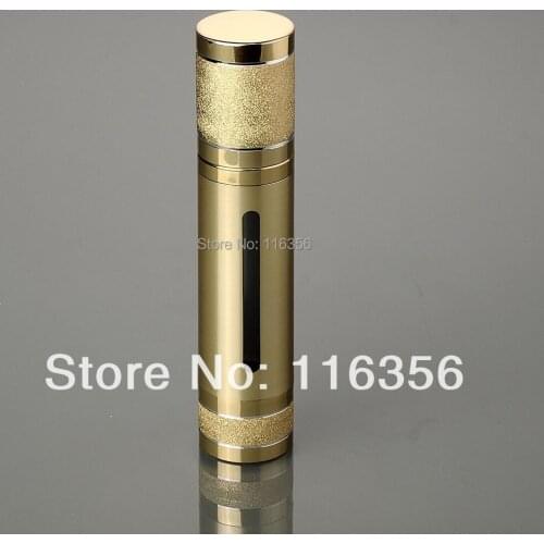 50ml GOLD airless plastic lotion bottle with airless pump used for Cosmetic Packaging