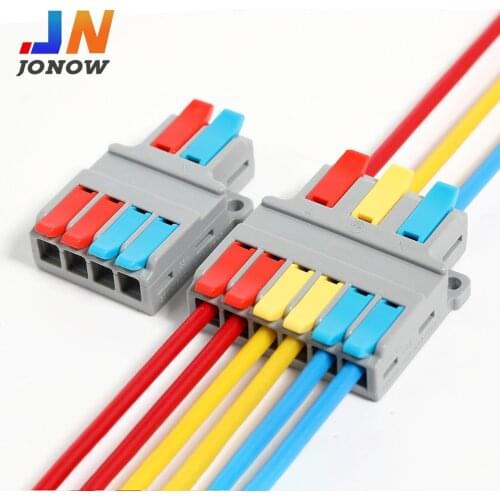 1/3/5PCS Home Universal Electrical Wire Connector Fast Wiring Cable Connector Push-in Butt Conductor Terminal Block Kit