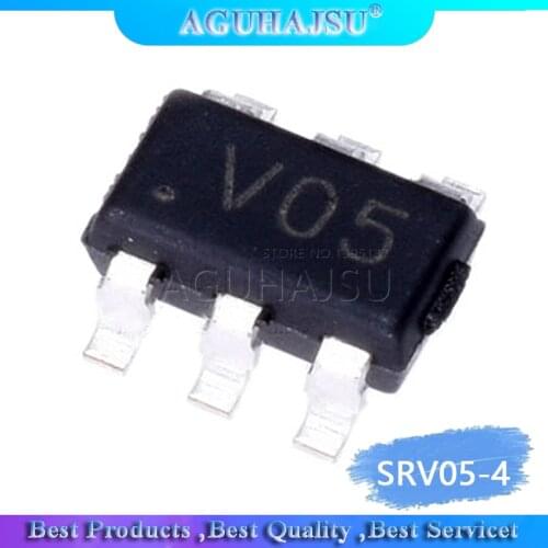 10pcs/lot SRV05-4 SRV05-4.TCT SRV05-4-P-T7 V05 TVS/ESD Original and new IC