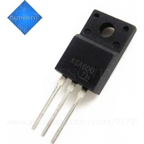 10pcs/lot TK6A60D TK6A60 K6A60D TO-220F 6A 600V new original In Stock