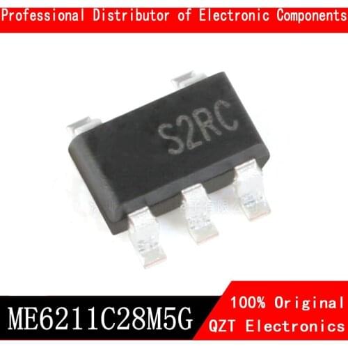 10pcs ME6211C28M5G SOT23-5 ME6211 SOT23 LDO regulator IC 2.8V