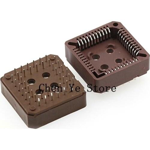 100PCS integrated circuit adapter IC SOCKET PLCC-32 PLCC-44 PLCC-68 PLCC-84 TEST base PLCC32 PLCC44 PLCC68 PLCC84 DIP SOP SMD