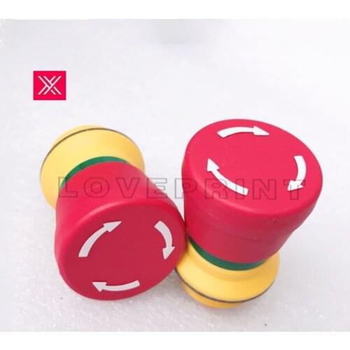 2 pieces printing press parts CD102 SM74 SM52 emergency stop switch for A1.144.9129 original