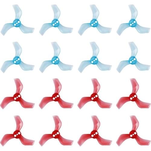 20pcs Gemfan 1635 1.6inch 3blade/tri-blade propeller with 1/1.5mm mounting hole compatible brushless motor for 80mm indoor frame