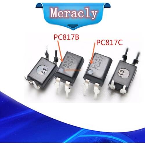 50pcs PC817 PC817C 817 817C FL817C PS817C DIP / Pc817 Optocoupler