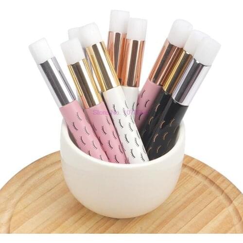 500pcs Lash Shampoo Brushes Eyelash Extension Nose Cleaning Brush Blackhead Remover Cosmetic Lash Cleanser hot