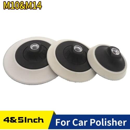 4" 5" 6"Sanding Pad M10 M14 Thread Hook & Loop Backing Plate Self-adhesive Buffing Pads Abrasive Tools For Orbital Car Polisher