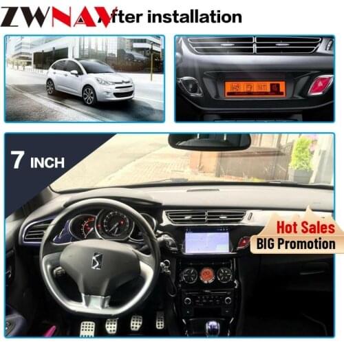 IPS Android 9.0 Car DVD Stereo Multimedia Player for Citroen C3 DS3 2010 2013 2014 2016 Auto Radio Audio GPS Glonass Navigation