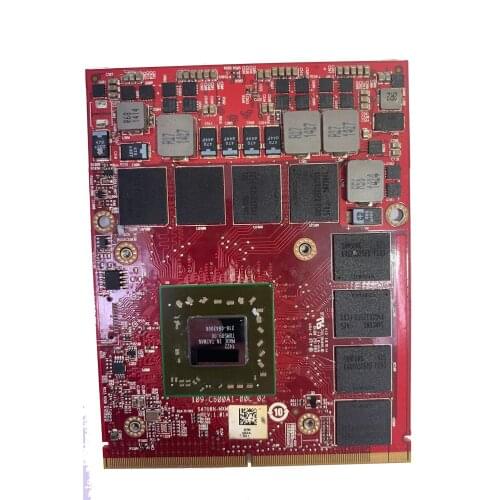 Free shipping CN-0K5WCN M6100 Video Graphics Card 2GB DDR5 109-C600A1-00C for Laptop Dell M6600 M6800 M6700 HD8950 card