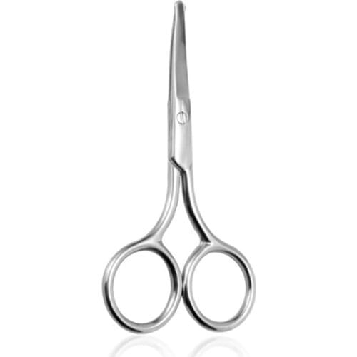 Stainless Steel Eyebrow Nose Hair Cut Manicure Facial Makeup Scissors Safety